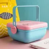 Bento Boxes Portable Lunch Box Plastic Bento Box for Office Worker School Kids Breakfast Picnic Container Food Storage Dinnerware Tableware YQ240105