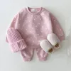 MILANCEL Set di abbigliamento per neonati Completo a cuore per bambini Ragazzi Felpa con cappuccio Completo per bambine Abbigliamento casual 240104