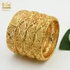 Luksusowy projektant Indian Gold Banles For Women Arabic Fashion African Bransoleta Charm Egyptian Dubai Bangle Turkish Jewelry 240104