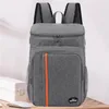 Large Capacity Outdoor Picnic Backpack Insulated Cooler Oxford Cloth Backpack Leakproof Soft Cooler Bag Lightweight Backpack 240106