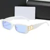 Lunettes de soleil mode Small Rectangle BB Femmes Men Classiques Brand Design Madies Skinny Outdoor Shopping Shade Retro High Quality With Box