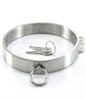 Lockable Stainless Steel Metal Collar Restraints Bondage Slave In Adult Games For Couples Fetish Sex Toys For Women And Men Gay4395267