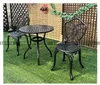 Lägermöbler utomhusgjutna aluminiumbord och stolar balkong Courtyard trädgård solskyddsmedel vattentätt soffbordskombination