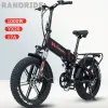 2023 New Randride YX20 Electric Bicycle 20/4.0 Electric Bike1000W 48V 17AHマウンテンバイクフォールドエビケ