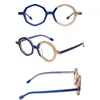 Montature per occhiali da sole Belight Optiacl Fancy Candy Color Acetato Forma irregolare Occhiali Montatura Uomo Donna Occhiali da vista Eyewear 76814