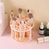 Makeup Brushes Eyebrow Pencil Holder Durable Anti-skid Large Capacity Wear-resistant Circular Tool Organizer Brush Storage Rack