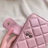 Cartera de diseño corta rosa, tarjetero pequeño, mini bolso de lujo para mujer, carteras para hombre, monederos de diseñador, bolsa con cremallera, cuero de vaca auténtico, mini bolsos de embrague