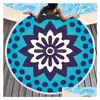 Badhandduk 150 cm chakra strand mandala tapestry bohemian yogamat simning vägg hängande heminredning droppleverans trädgård el leveranser dhkqt