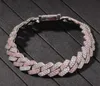 Nouvelle arrivée personnalisé or Bling diamant hommes chaîne à maillons cubains bracelet glacé zircon cubique gourmette bracelet chaînes bijoux 36650465