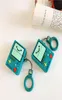 Adventure Time Azul Verde Game Boy Machine Silicone Bluetooth Capa de fone de ouvido sem fio para Apple Airpods 1 2 Pro Protetora Chargi3300280