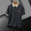 6 Colors Basic mens polo shirt men t shirt Chest Embroidery LogoFull of letters polo shirts Summer tshirts France Luxury Brand tee Man Tops Size M--XXXL