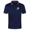 Polos pour hommes HDDHDHH Marque Impression Été Polo de haute qualité T-shirt à manches courtes Slim Revers Top Chemise d'affaires