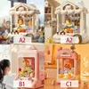 Wltoys Çocuk Bebek Pençe Makinesi Tuba Klip Bebekler Gashapon Coin Machine Küçük Ev Oyuncakları Erkekler ve Kız Oyunları Arcade Hediye 240105