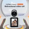 Caméra WIFI double caméra avec écran 2.8 pouces 1080P, Audio bidirectionnel, appel vidéo AI, moniteur bébé, caméra de sécurité CCTV V380Pro