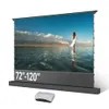 72 inch -150 inch T-prism Crystal Electric Floor Rising ALR Rollable Projector Screen for Ultra Short Throw UST Laser Projector