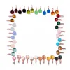 Pendientes colgantes clásicos gotas de agua estilo caramelo 22 tipos de pendientes de gota de cristal de color para mujer joyería de moda