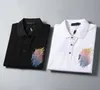 2024 Fashion Boss Polo Men's Sleeved Designer Men's Boss Shirt Luxury Lapel Boss Colored Mönsterletter Högkvalitativ topp Casual Business Slim Fiting T-shirt M-XXXL