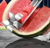 Rostfritt stål vattenmelonskivare med rolig väderkvarndesign Enkel och snabb fruktskärning 240105