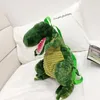 Fashion Parentchild Creative 3D Dinosaur Ryggsäck Söt Animal Cartoon Plush ryggsäck DINOSAURS Bag för barn barn gåvor 240105