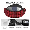 Heuptassen Vintage Houndstooth-tas Zwart en rood Polyester Picture Pack Dames Fitness