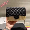 Flap 10a Leather Luxury Crossbody Bags Designers Quality Genuine Classic Metal Splicing Shoulder Quilted Bag Designer Women Messenger Coin Wallet