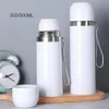 MDF sublimation blank 350ml 500ml heat transfer cup DIY 304 stainless steel thermos cup white paint coated cup178f