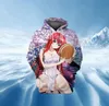 Anime High School DXD Felpe con cappuccio 3D stampato Sexy Girl Rias Streetwear Uomo Felpe Hentai Alter Puovers Y21111829121152214
