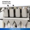 ZONESUN Vibratory Weigh Filler Automatic Particle Filling Machine Granule Packaging Equipment Nuts Seeds Packing ZS-GW5