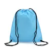 Borsa con coulisse da 5 pezzi con striscia riflettente Zaino con corde Cinch Sacchi sfusi per scuola Yoga Sport Palestra Viaggi 240106