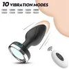 Plug Anal Led en Silicone télécommandé/gode/jouets/perles vibrateur avec stimulateur pour femmes fournitures pour adultes masturbateur pour hommes 240106