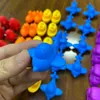 Kid Rainbow Matching Game Animal Cognition Rainbow Color Sort Fine Motor Training Montessori Sensory Education Puzzle Toy Gift 240105