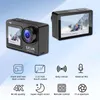 SJCAM SJ8 Action-Kamera mit zwei Bildschirmen, 4K, 30 FPS, 20 MP, wasserdicht, WiFi, Nachtsicht, Sport-DV-Kameras, 2,33 Zoll Touchscreen + 1,3 Zoll Frontbildschirm