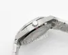женские ZF Factory 77350ST Женские часы Miyota 9015 диаметром 34 мм, украшенные калибром 5800, белый клетчатый циферблат, раскладывающаяся застежка, автоматический механизм, наручные часы