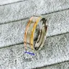 Designer Ring Famous Brand Sier/ Rose Gold / Plated Triple Tone Top Classic Design Wedding Band For Women And Men