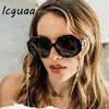 Solglasögon överdimensionerade oregelbundna hexagon solglasögon ihåliga ben märkesdesigner ögonglasögon för kvinnliga gafas oculos solglasögon T220922667