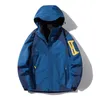 Winter Mens Hooded Parka Coat Waterproof Twopieces Sets 3 in 1 Men Windbreaker Hiking Jacket 240105