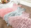 Summer Toddler Girl Dresses Kids Lace Flower Ball Gown Barn Girls Fluffy Cake Smash Dress Princess Party Clothing3029017