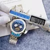 Luxury watch automatic mechanical watch 47MM luxury watch full stainless steel blue face tourbillon classic style Super luminous watches high quality skeleton