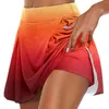 Rokken Dames Dagelijks Casual Workout Bedrukte Rok Tennis Yoga Sport Actieve Shorts Denim Voor Dames Midi Lengte Kwastje