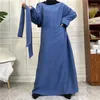 Ethnic Clothing Abaya Dubai Muslim Hijab Dress With Inner Lining Nida Basic Closed Abayas For Women Luxury Turkey Islamic Kaftan Robe