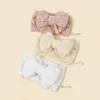 Hair Accessories 12Pcs/Lot Embroidered Lace Bow Baby Headband Bowknot Infant Head Wrap Born Accessory