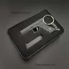 Gun Toys Hot Portable Toy Gun Model Keychain Alloy Empire 1 G17 PISTOL FORM 1 MINI METAL SCAL Ejektion Gratis montering med låda