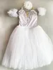 Palco desgaste tutu desempenho traje menina pequena cisne dança gaze saia luz azul vestido inchado