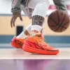 Lamelo Ball Kids MB.02 Rick Morty Basketball Buty Sneakers Buzz City na sprzedaż Slime Jade Bezpieczeństwo Szkoła Żółta klasa mężczyźni kobiety sport sportowy sklep internetowy Rozmiar 35-46