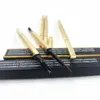 Private Label Eyebrow Pencil Custom Bulk Gold Tube Waterproof Sweatproof Double-headed with Brush 5 Colors Pigment Makeup Beauty 240106