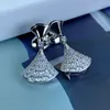 orecchini con diamanti in argento sterling 925 di alta qualità per orecchini di marca di gioielli di moda per ragazze