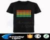 Geluid Actieve Equalizer El T-shirt Licht omhoog omlaag led t Knipperende muziek geactiveerd t 2107215339308