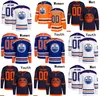 Edmonton Hommes Femmes Jeunes Oilers Hockey Jerseys 55 Dylan Holloway 18 Zach Hyman 91 Evander Kane 13 Jesse Puljujarvi 56 Kailer Yamamoto 22 Tys