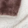 Couvertures Sherpa Couverture Nap Fluffy Throw pour canapé Twin Taille Heavy Big Fuzzy Soft