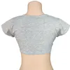 T-shirt sexy estive da donna manica corta tinta unita nero bianco crop top camicie party club maglietta casual